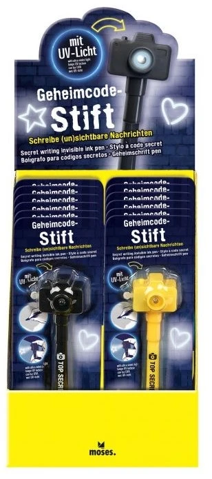 Moses Secret Stift Kamera 2 Sortiert 3 Moses Secret Stift Kamera 2 Sortiert