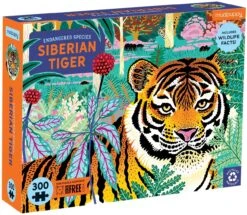 Mudpuppy 300 Teile Endangered Species Puzzle/Sibirischer Tiger