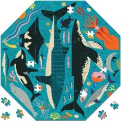 Mudpuppy Achteck-Puzzle Ocean Life - 300 Teile -Djeco Geschaft mudpuppy achteck puzzle ocean life 300 teile 3