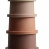 MUSHIE - STACKING CUP - Blütenblatt -Djeco Geschaft mushie stacking cup bluetenblatt