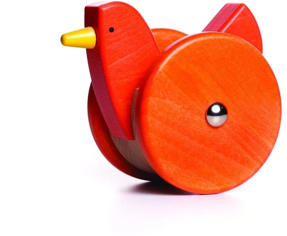 Nachziehtier Ziehtier Holzspielzeug Motorikspielzeug - Wippendes Huhn Blau 3 Nachziehtier Ziehtier Holzspielzeug Motorikspielzeug - Wippendes Huhn Blau