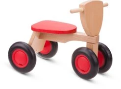 New Classic Toys® Neu Classic Toys Road Star Holz 4-Rad-Balance Fahrrad - Rot -Djeco Geschaft neu classic toys road star holz 4 rad balance fahrrad rot 3