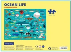 Ocean Life Family Puzzle: 1000 Piece Jigsaw Puzzle: 1000 Piece Puzzle [Misc. Supplies] Mudpuppy And Daviz, Paul -Djeco Geschaft ocean life family puzzle 1000 piece jigsaw puzzle 1000 piece puzzle misc supplies mudpuppy and daviz paul 3