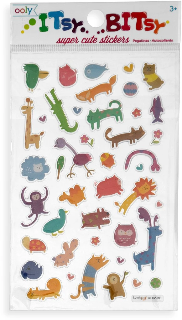 Ooly Aufkleber 'Itsy Bitsy' Tierreich 4 Ooly Aufkleber 'Itsy Bitsy' Tierreich – Bild 2