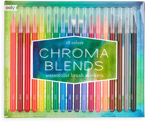 Ooly - Chroma Blends Watercolor Brush Markers 3 Ooly - Chroma Blends Watercolor Brush Markers