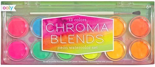 Ooly - Chroma Blends Watercolors - Neon 3 Ooly - Chroma Blends Watercolors - Neon