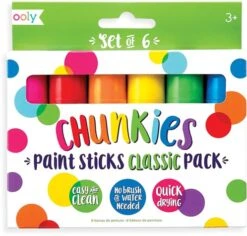 OOLY, Chunkies Farbstifte, Klassisch, 6 Stück