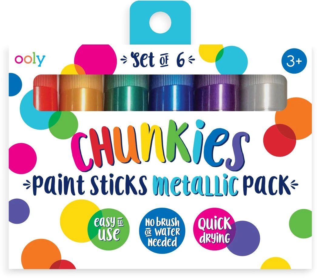 Ooly - Chunkies Paint Sticks - Metallic 3 Ooly - Chunkies Paint Sticks - Metallic