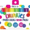 Ooly - Chunkies Paint Sticks - Neon 2 Ooly - Chunkies Paint Sticks - Neon -Djeco Geschaft ooly chunkies paint sticks neon