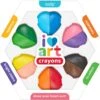 Ooly - I Heart Art Erasable Crayons -Djeco Geschaft ooly i heart art erasable crayons