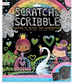 Ooly - Scratch & Scribble - Princess Garden