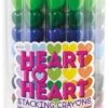 Ooly Stapelbare Buntstifte 'Herz An Herz 2 Ooly Stapelbare Buntstifte 'Herz An Herz -Djeco Geschaft ooly stapelbare buntstifte apos herz an herz