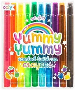 OOLY, Yummy Yummy Yummy, Duftende Drehstifte, Einfach Zu Verwenden, 10 Stück