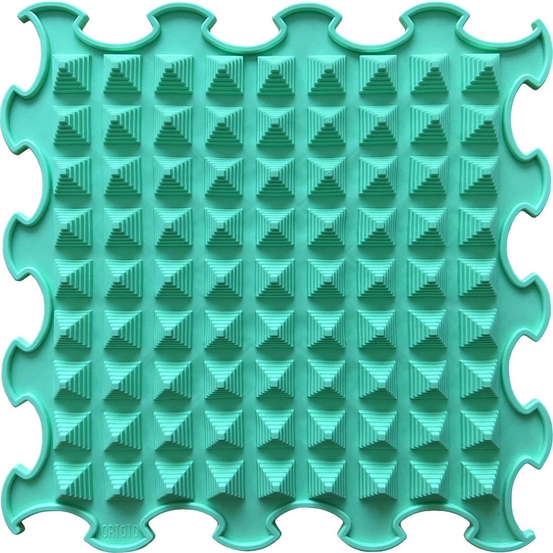 Ortoto Sensory Massage Puzzle Matte Kleine Pyramiden Meerestürkis 3 Ortoto Sensory Massage Puzzle Matte Kleine Pyramiden Meerestürkis