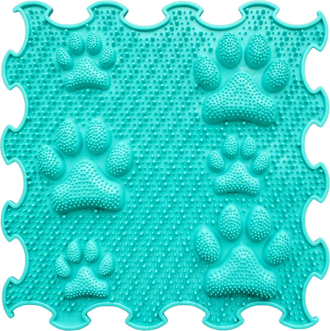 Ortoto Sensory Massage Puzzle Matte Lucky Paws Seetürkis 3 Ortoto Sensory Massage Puzzle Matte Lucky Paws Seetürkis