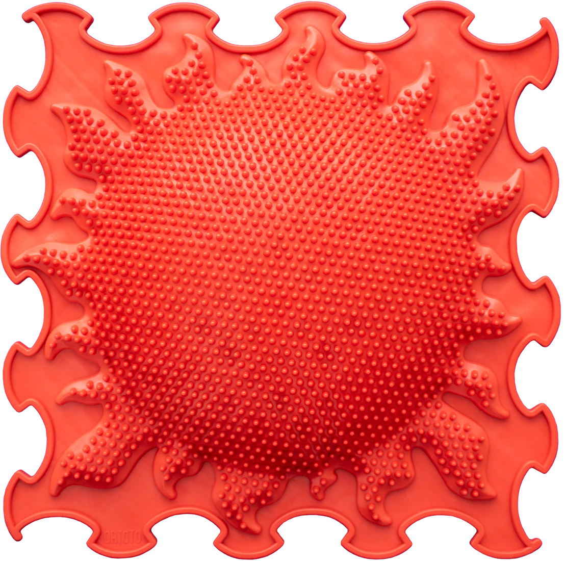 Ortoto Sensory Massage Puzzle Matte Shining Sun (Halbkugel) Hellrot 3 Ortoto Sensory Massage Puzzle Matte Shining Sun (Halbkugel) Hellrot