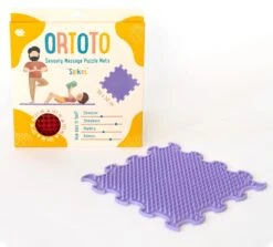 Ortoto Sensory Massage Puzzle Matte Spikes Lavendel 6 Ortoto Sensory Massage Puzzle Matte Spikes Lavendel -Djeco Geschaft ortoto sensory massage puzzle matte spikes lavendel 2