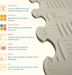 Ortoto Sensory Massage Puzzle Matten Sport Surface Karton 16 Stück -Djeco Geschaft ortoto sensory massage puzzle matten sport surface karton 16 stueck 3