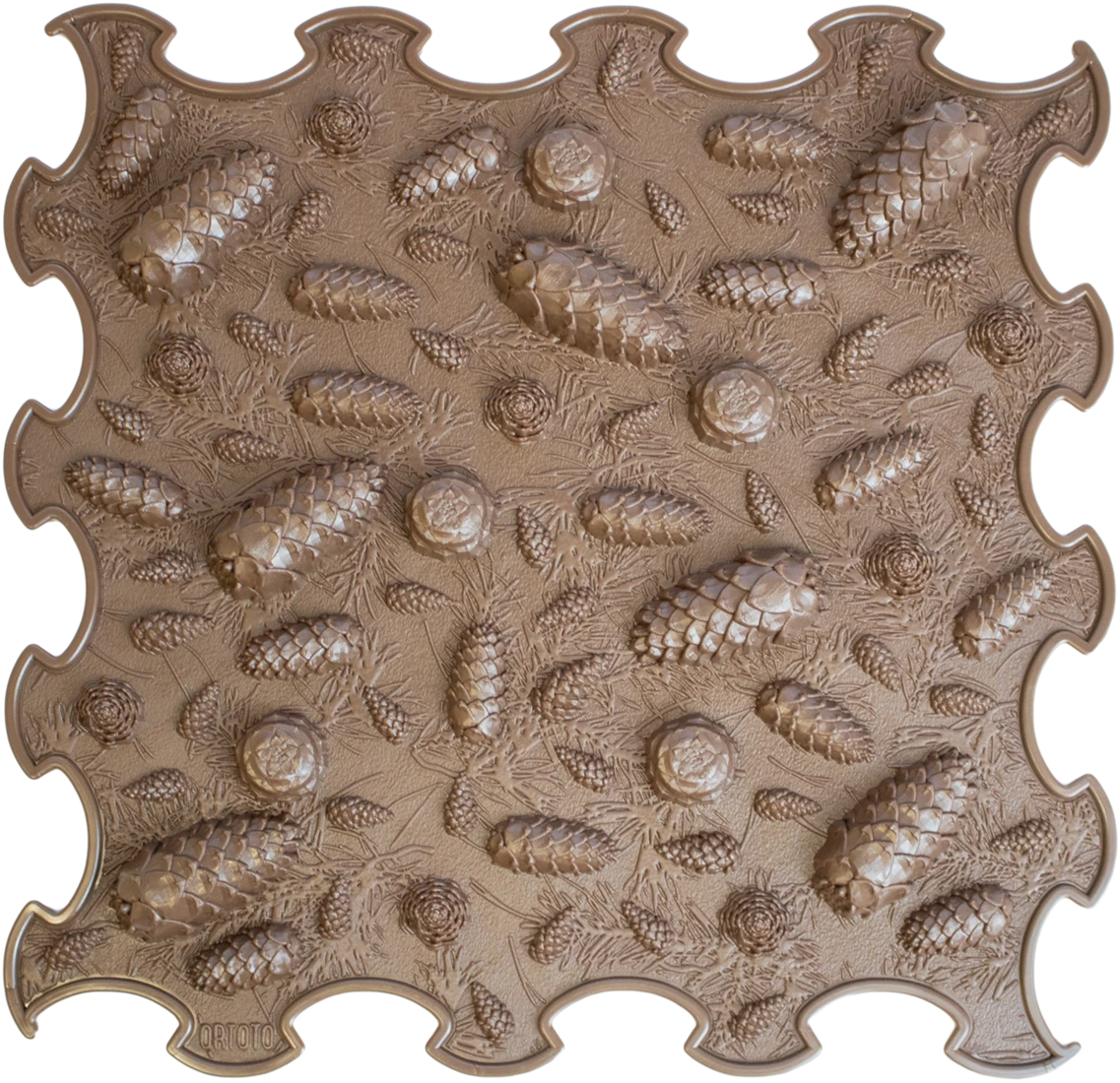 Ortoto Sensory Massage Puzzlematte Pinienzapfen Dunkelschokolade 1 Stück 30x30 Cm 3 Ortoto Sensory Massage Puzzlematte Pinienzapfen Dunkelschokolade 1 Stück 30x30 Cm