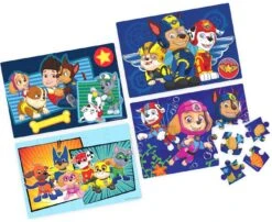 Paw Patrol Houten Puzzels 4-pack (12,16,20 & 24 Stukjes) -Djeco Geschaft paw patrol houten puzzels 4 pack 12 16 20 24 stukjes 2