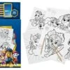Paw Patrol Kleurboek Met 6 Kleurpotloden -Djeco Geschaft paw patrol kleurboek met 6 kleurpotloden