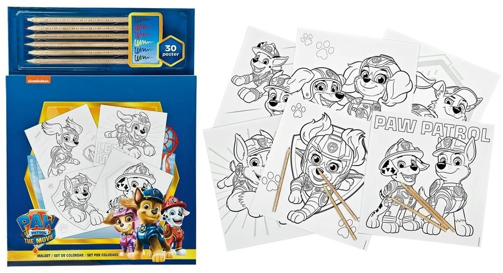 Paw Patrol Kleurboek Met 6 Kleurpotloden 3 Paw Patrol Kleurboek Met 6 Kleurpotloden
