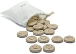 Plan Toys Sensorische Holzbausteine - 24 Stück -Djeco Geschaft plan toys houten sensorische stenen 24 delig