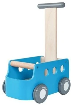Plan Toys Lauflernwagen Bus - Blau