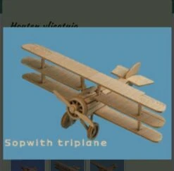 Merkloos Planet Happy Knutselspullen Bouwpakket Sopwith -Djeco Geschaft planet happy knutselspullen bouwpakket sopwith 2