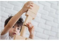 Plan Toys PlanToys Holzspielzeug 50 Einheiten Blöcke -Djeco Geschaft plantoys holzspielzeug 50 einheiten bloecke 3