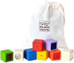 Plan Toys PlanToys Holzspielzeug Activity-Blöcke -Djeco Geschaft plantoys holzspielzeug activity bloecke 2
