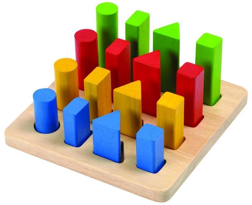 Plan Toys PlanToys Holzspielzeug Geometrische Stecktafel 3 Plan Toys PlanToys Holzspielzeug Geometrische Stecktafel