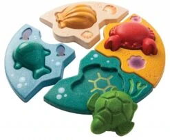 Plan Toys PlanToys Holzspielzeug Meeres-Puzzle
