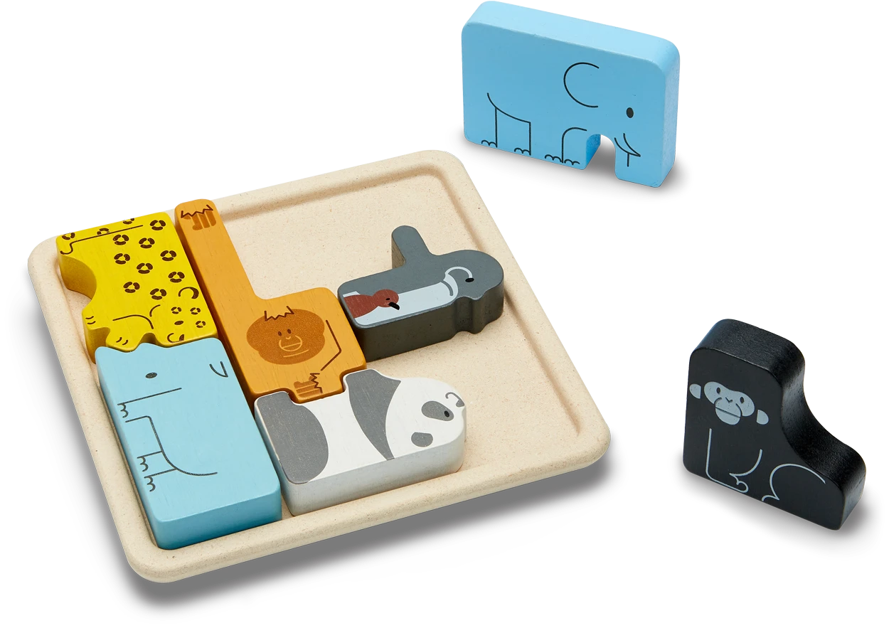 PlanToys Holzspielzeug Tier-Puzzle Spiel 3 PlanToys Holzspielzeug Tier-Puzzle Spiel