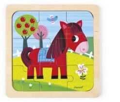 Janod Puzzle Klein "Huhn Violette" (9 Teile) -Djeco Geschaft puzzle klein quot huhn violette quot 9 teile 2