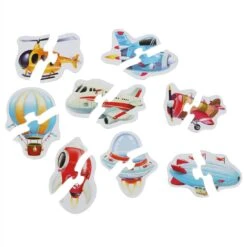 Puzzlika -15283 P 8-in-1 Flugzeugpuzzle Für Kinder, Mehrfarbig (Levenya 15283) -Djeco Geschaft puzzlika 15283 p 8 in 1 flugzeugpuzzle fuer kinder mehrfarbig levenya 15283 3