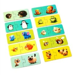Puzzlika P13531 Puzzles Animal Family, Multi Color -Djeco Geschaft puzzlika p13531 puzzles animal family multi color 2