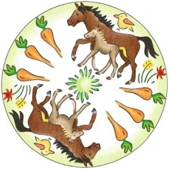 Ravensburger 2in1 Mandala-Designer Horses -Djeco Geschaft ravensburger 2in1 mandala designer horses 3