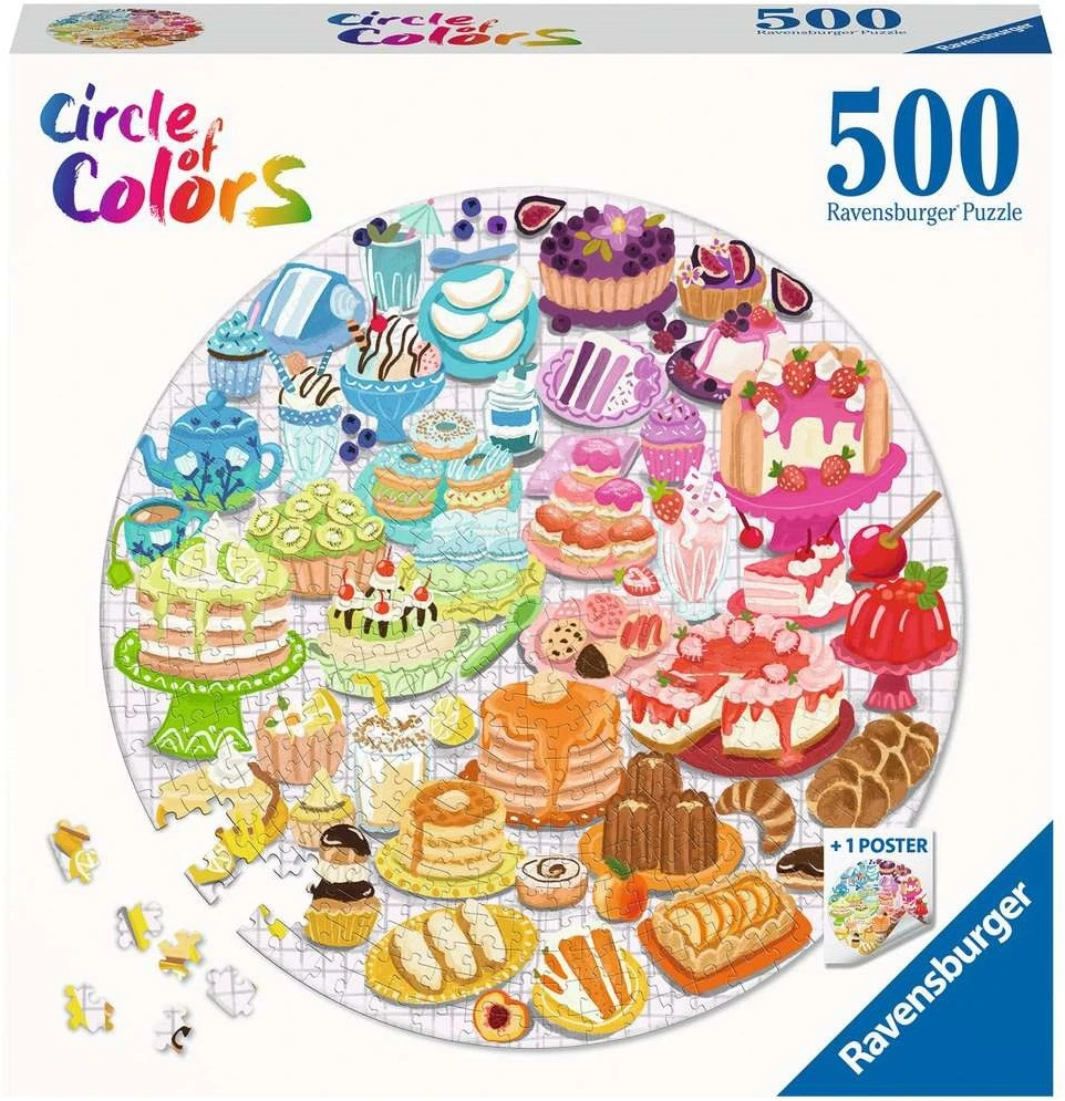 Ravensburger Circle Of Colors - Desserts & Pastries 3 Ravensburger Circle Of Colors - Desserts & Pastries