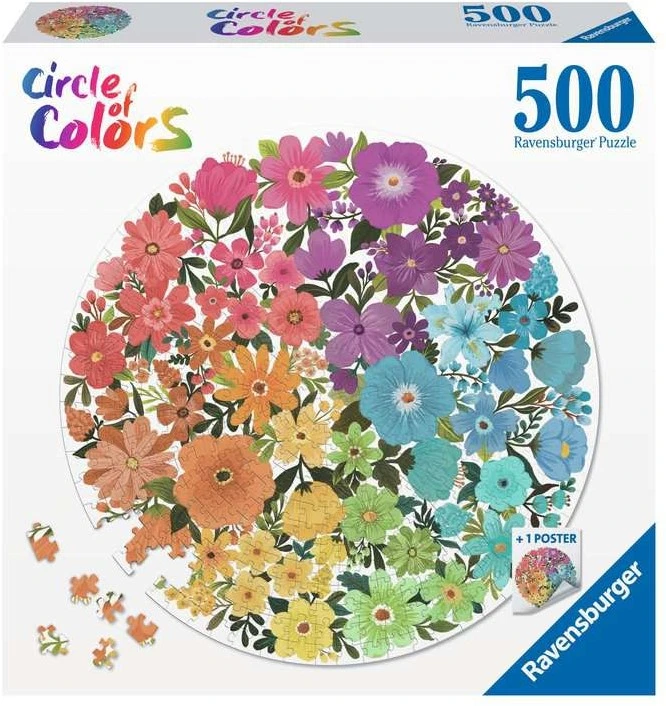 Ravensburger Circle Of Colors - Flowers 3 Ravensburger Circle Of Colors - Flowers