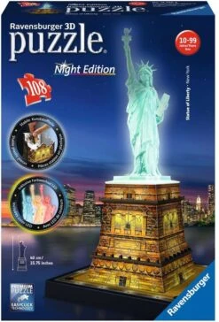 Ravensburger Freiheitsstatue Bei Nacht