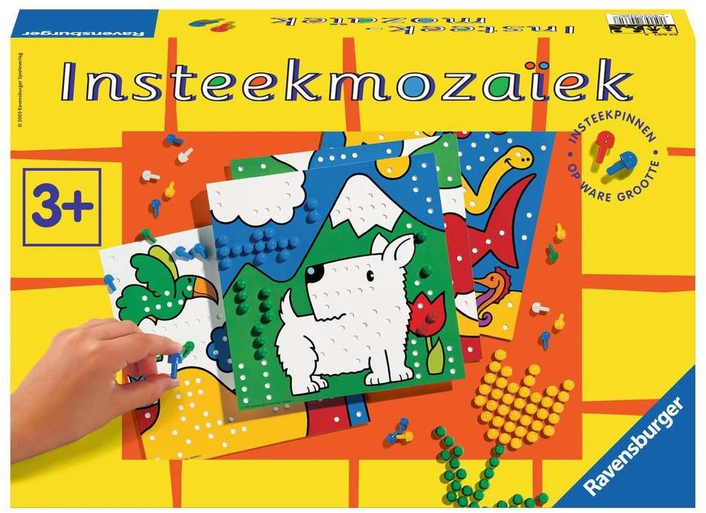 Ravensburger Insteekmozaïek 3 Ravensburger Insteekmozaïek