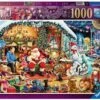 Ravensburger Kerstpuzzel Let's Visit Santa - Legpuzzel - 1000 Stukjes -Djeco Geschaft ravensburger kerstpuzzel let apos s visit santa legpuzzel 1000 stukjes