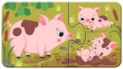 Ravensburger Tiere Und Ihre Kinder 22 Ravensburger Tiere Und Ihre Kinder -Djeco Geschaft ravensburger kinderpuzzel my first puzzles dieren en hun kleintjes 9 x 2 stukjes 6