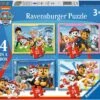 Ravensburger Kinderpuzzel Paw Patrol 4 Puzzels - 12+16+20+24 Stukjes -Djeco Geschaft ravensburger kinderpuzzel paw patrol 4 puzzels 12plus16plus20plus24 stukjes