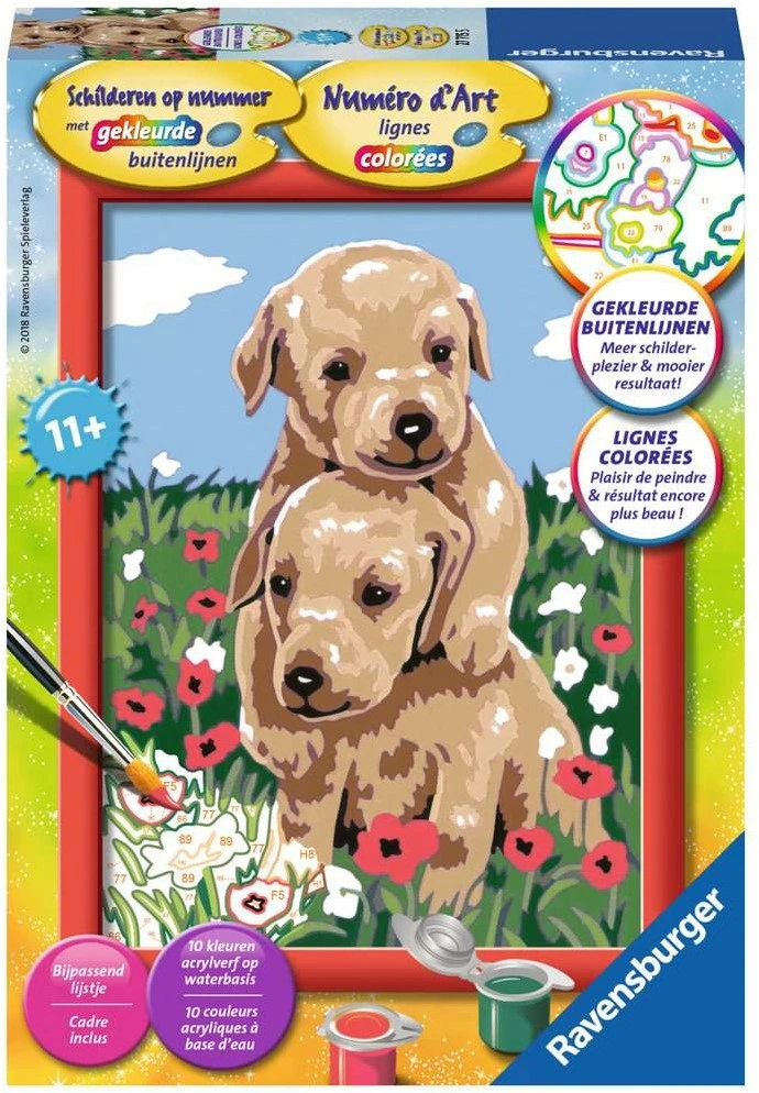 Ravensburger Knuffelende Puppies 3 Ravensburger Knuffelende Puppies