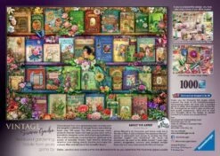 Ravensburger Puzzle 1000 Teile Vintage Gartenbücher -Djeco Geschaft ravensburger puzzle 1000 teile vintage gartenbuecher 3