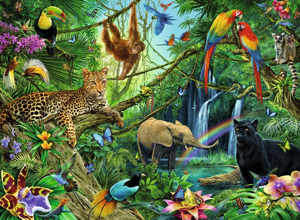 Ravensburger Tiere Im Dschungel 4 Ravensburger Tiere Im Dschungel – Bild 2