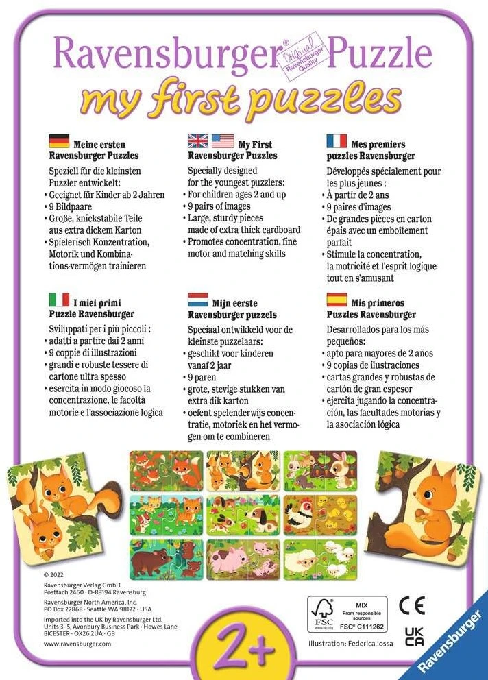 Ravensburger Tiere Und Ihre Kinder 4 Ravensburger Tiere Und Ihre Kinder – Bild 2