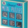 Retr-Oh - 6 Metall-Puzzles -Djeco Geschaft retr oh 6 metall puzzles